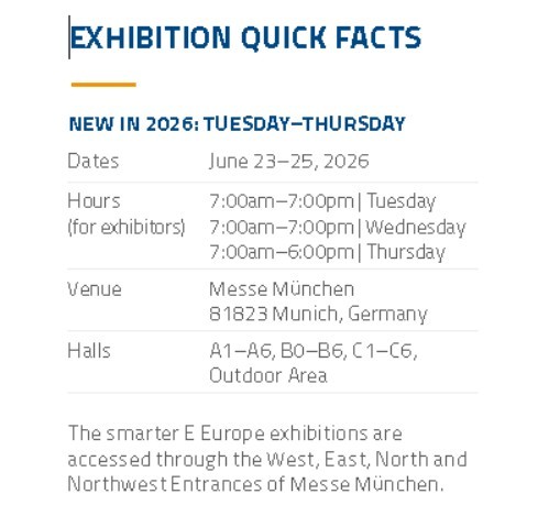 Jiangyin Jianbang Aluminium Co., Ltd. vil stille ut på Smart Energy-utstillingen 2026 i München, Tyskland.
